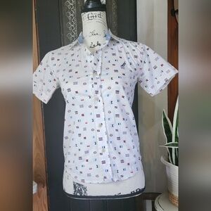 Nautica Boys Nautical Flag Design Shirt